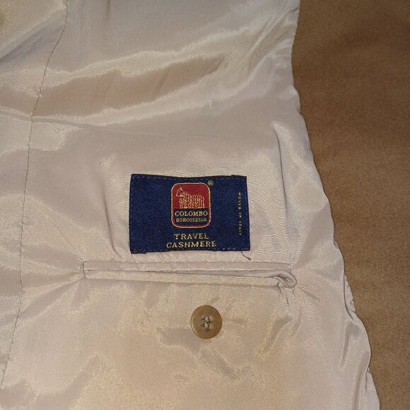 Pietrafesa Borgosesia Cashmere Blazer Womens 14 Camel/Tan Old Money Capsule - Picture 6 of 9